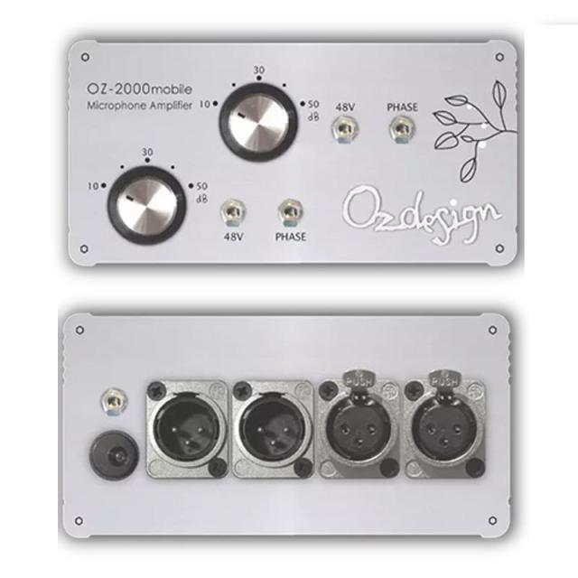 oz design 【受注生産品:2~3週間程度】OZ-2000 mobile(オズデザイン)(マイクプリアンプ)(2ch)(小型)(OEPトランス搭載)