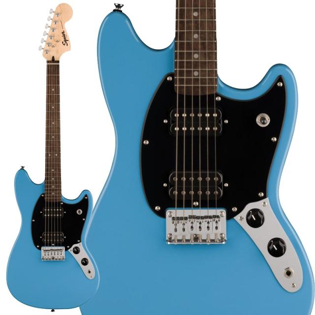 【美品】Squier Mustang California Blue Squier Sonic Mustang HH Electric Guitar - California Blue | Guitar