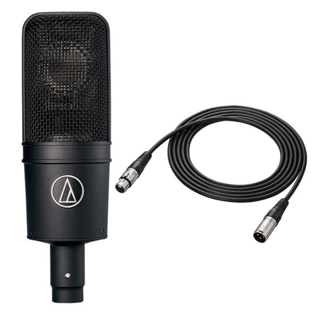 audio-technica 【クリエイター応援セット】AT4040+BX3/3.0 BK XLRキャノンマイクケーブルセット(オーディオテクニカ)(コンデンサーマイク)(単一指向性・カーディオイド) 28,908円