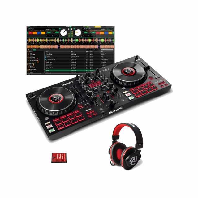 Numark MIXTRACK PLATINUM FX + DJ用ヘッドホンHF175 SET 【Serato DJ Lite対応】