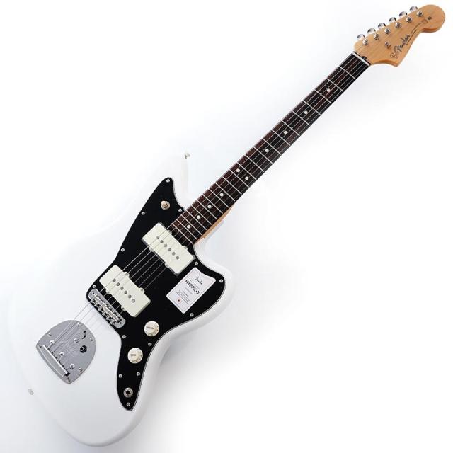 Fender Made in Japan Hybrid II Jazzmaster (Arctic White/Rosewood)_1