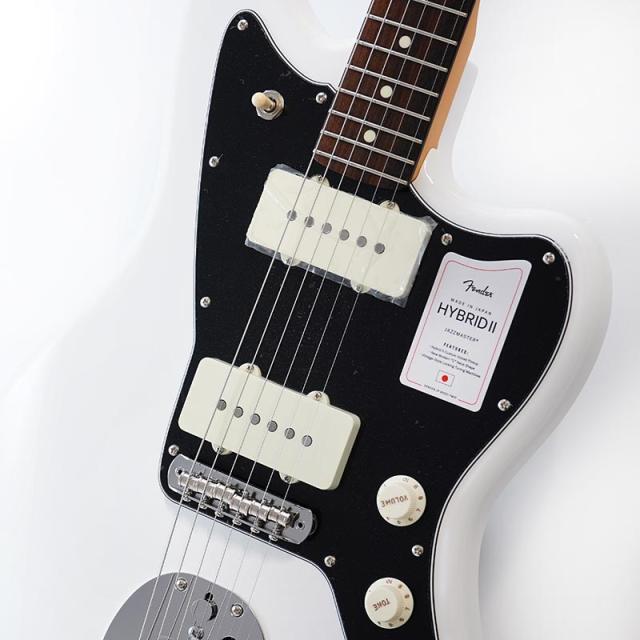 Fender Made in Japan Hybrid II Jazzmaster (Arctic White/Rosewood)_3