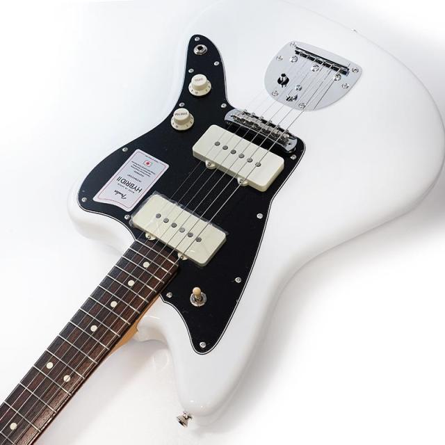 Fender Made in Japan Hybrid II Jazzmaster (Arctic White/Rosewood)_5