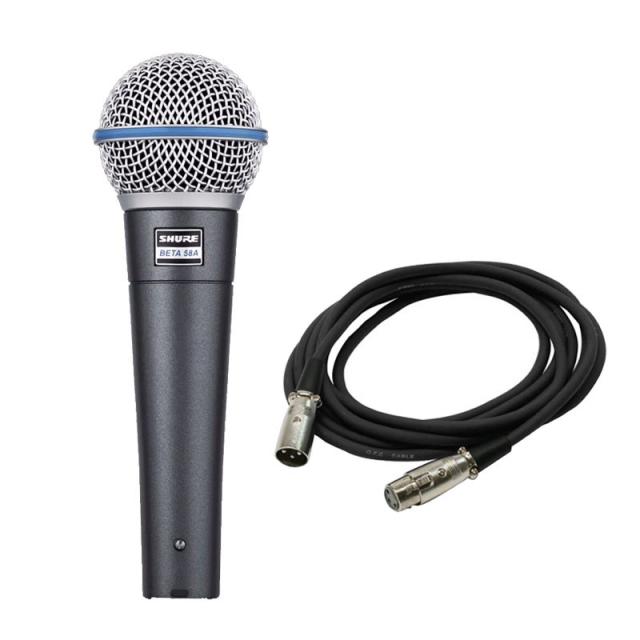 SHURE シュアー SM58-LCE ダイナミックマイク スイッチ無し ＋ ブーム