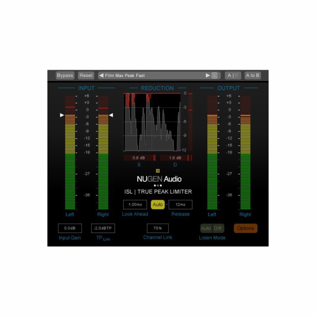 Nugen Audio ISL 2 | True Peak Limiter(オンライン納品)(代引不可)