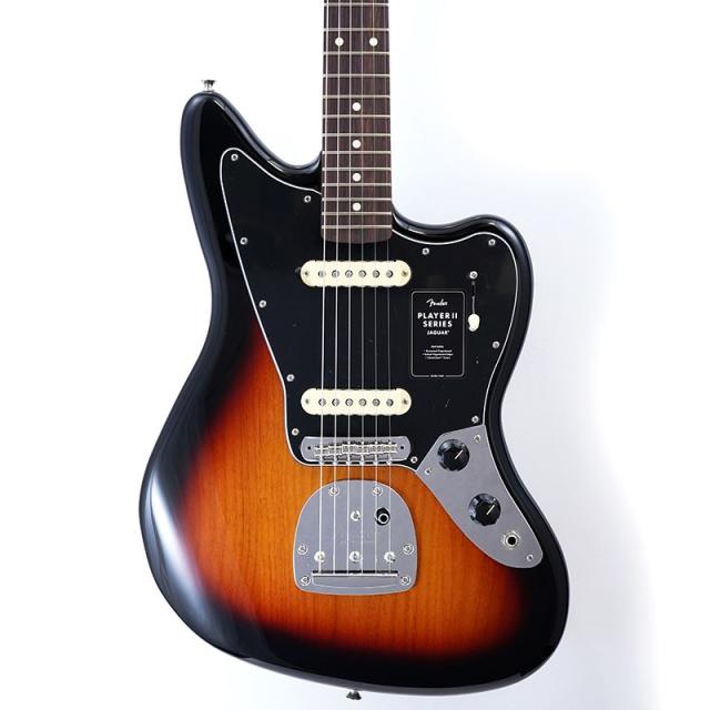 Fender MEX Player II Jaguar (3-Color Sunburst/Rosewood)_9