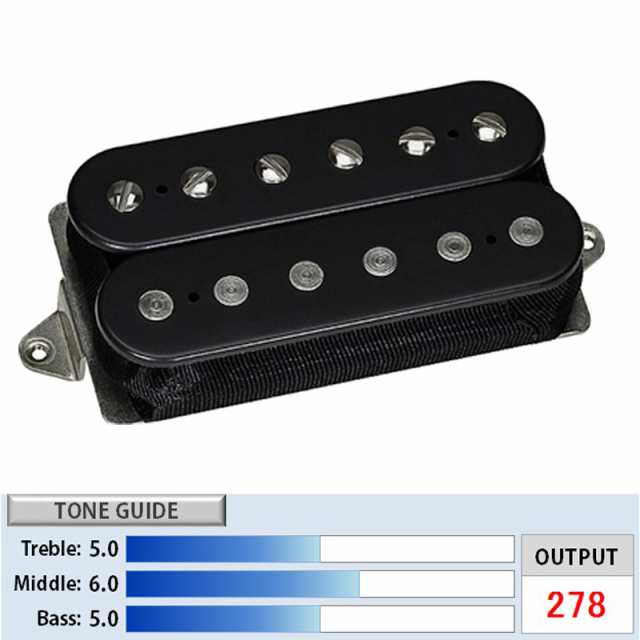 DiMarzio 【半期決算大セール】 PAF Master Bridge [DP261F] (Black/F-Spaced) 【安心の正規輸入品】の通販は