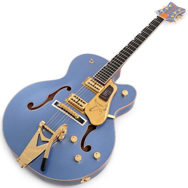 GRETSCH Professional Collection Falcon Hollow Body with String-Thru Bigsby Black（Cerulean Smoke／Ebony）_1
