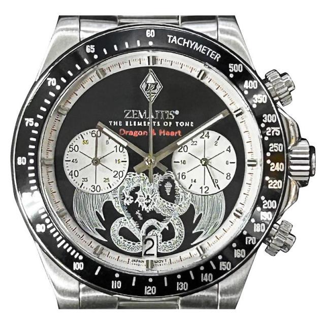 ZEMAITIS Watch [ZWCHRONO25DH/火竜＆ハート形・絵図面]