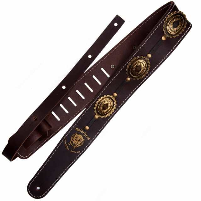 Richter Straps #1568 MOTORHEAD Guitar Strap [Brown/Old Brass]