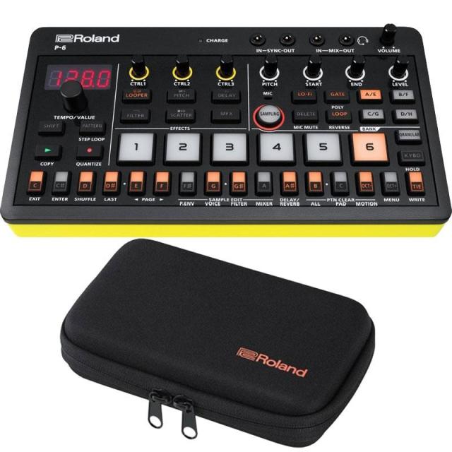Roland P-6 Creative Sampler AIRA COMPACT+CB-RAC(専用キャリングケース)セット