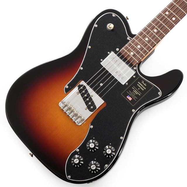 Fender USA American Vintage II 1977 Telecaster Custom (3-Color Sunburst/Rosewood)