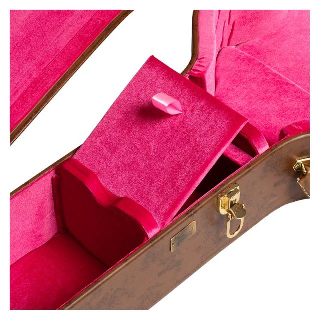 Gibson 【夏のボーナスセール】 Lifton Historic Brown/Pink Hardshell Case， SJ-200[ASLFTCASE-5L-J200]_3
