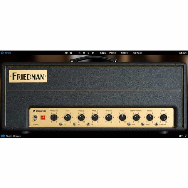 Plugin Alliance Friedman BE-100(オンライン納品)(代引不可)