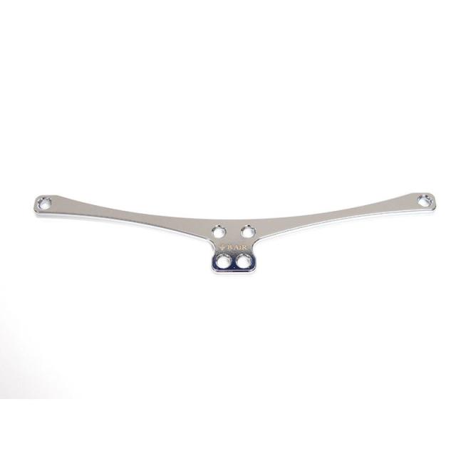 BIRD STRAP バードストラップ ショルダー用カスタムパーツ V型プレート(エクストラワイド) シルバーメッキ[BS-EWDP-SP]