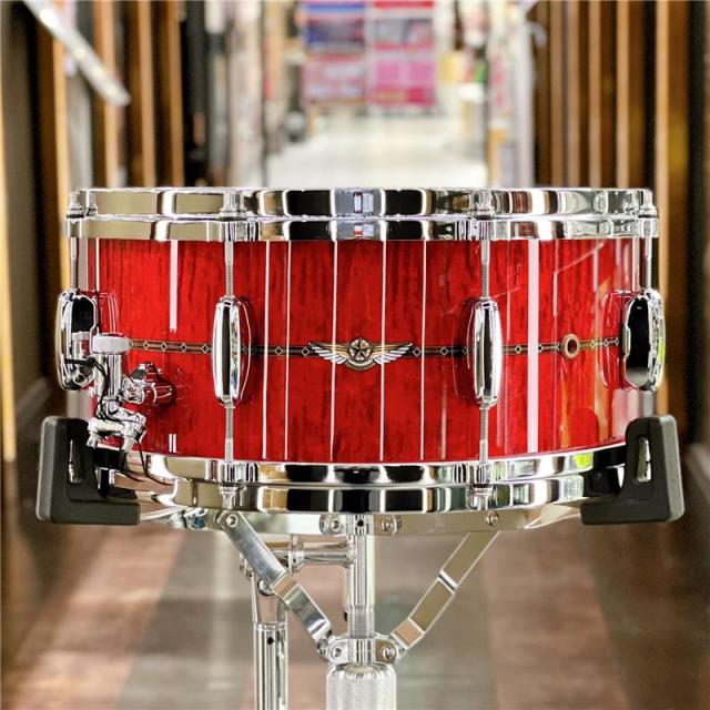 TAMA TMS1465SR-RCM [STAR Maple Snare Drum / 14×6.5][Red Coral Mist 