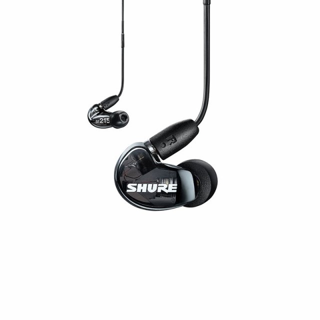 SHURE AONIC215(SE215DYBK+UNI-A)(トランスルーセントブラック)(国内正規品・2年間保証)