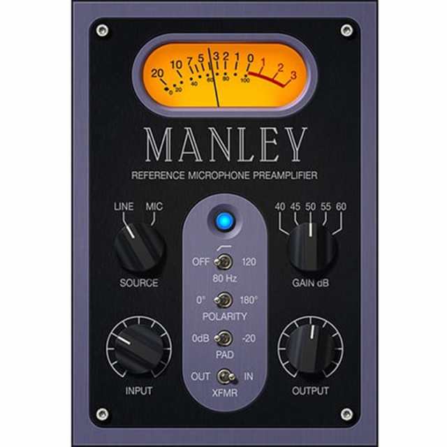 Universal Audio 【 Software Octoberセール！】UAD Manley Tube Preamp [UAD Native Plugin] (オンライン納品)(代引不可)