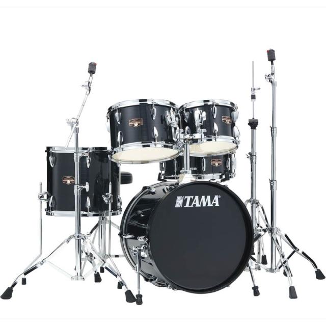 TAMA IP58H6-HBK [Imperialstar 18 バスドラムキット / シンバル無し / ヘアライン・ブラック]