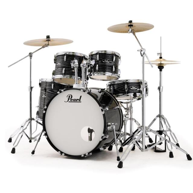 Pearl RS525SCWN/CN #801 [ROADSHOW シンバル付ドラムフルセット - Midnight Chrome Vortex]【限定品】
