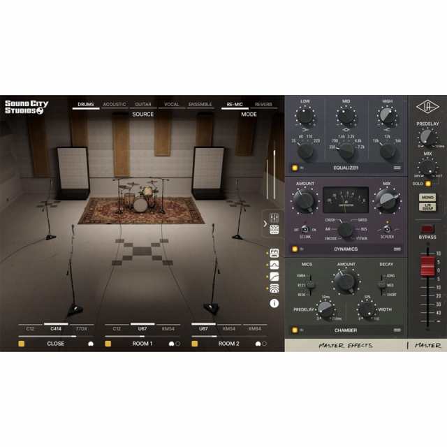 Universal Audio 【 Software Octoberセール！】UAD Sound City Studios Plug-In [UAD Native Plugin] (オンライン納品)(代引不可)