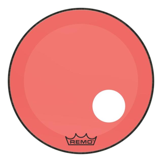 REMO P3-322B-OH #RD [Powerstroke P3 for Bass Drum Front Colortone 22 / Red]