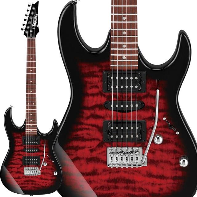 Ibanez GRX70QA-TRB (Transparent Red Burst)
