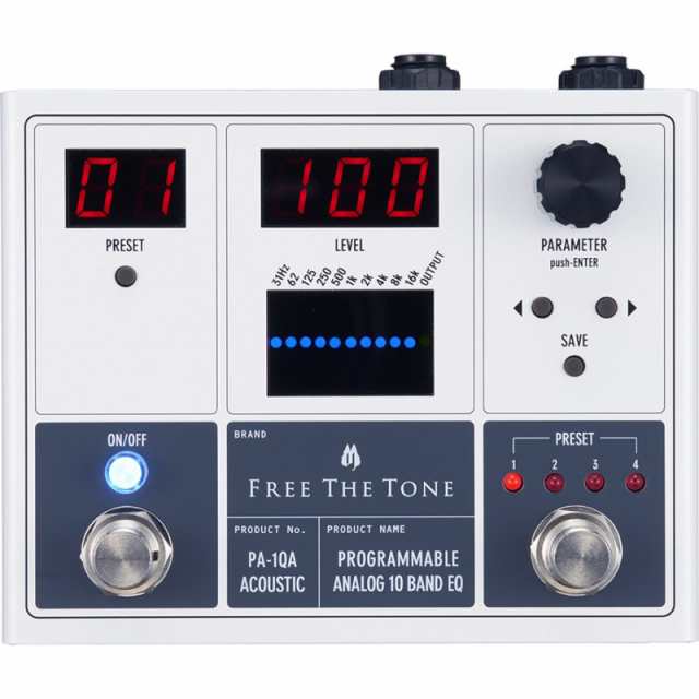 Free The Tone PA-1QA [PROGRAMMABLE ANALOG 10 BAND EQ/アコースティック用]の通販は