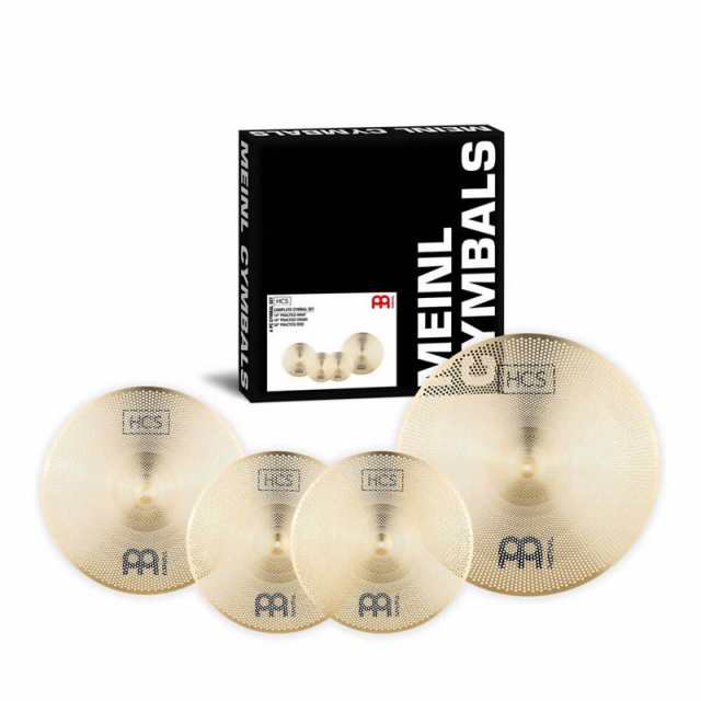 MEINL HCS Practice Cymbal Set [14Hihat/16Crash/20Ride] [P-HCS141620]