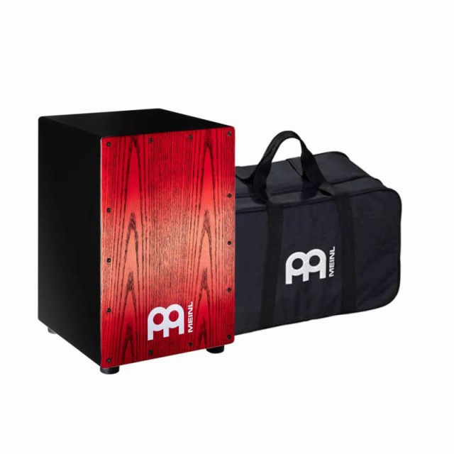 MEINL MCAJ100BK-TRF+ [Headliner Series Snare Cajon with Bag / Tango Red Fade]【 純正バッグ付き！】