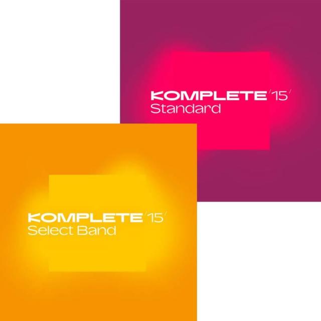 Native Instruments Komplete 15 Select Band + Komplete 15 Standard Upgrade for KSelect DL【数量限定セット】(オンライン納品)(ネイティブインストルメンツ)(コンプリート)