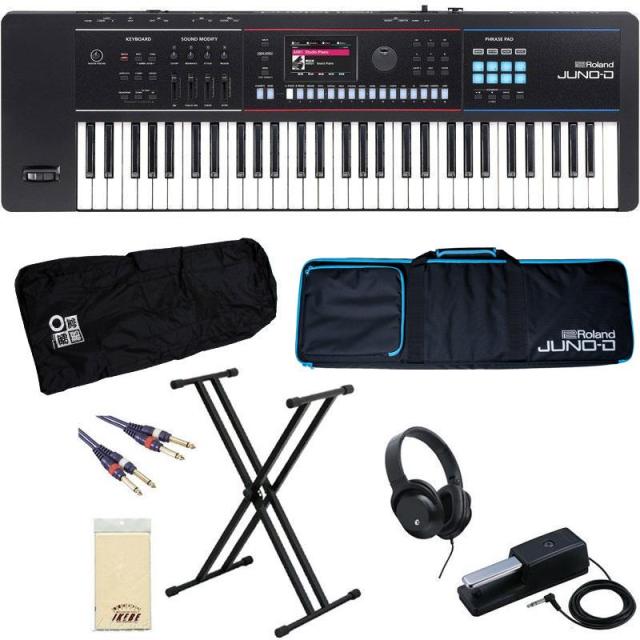 Roland JUNO-D6［初心者向け☆エントリーセット] イケベオリジナル・レインカバー付き！オリジナルキャリングケースプレゼント【kbdset】 シンセサイザー ローランド ※配送事項要ご確認 65,945円