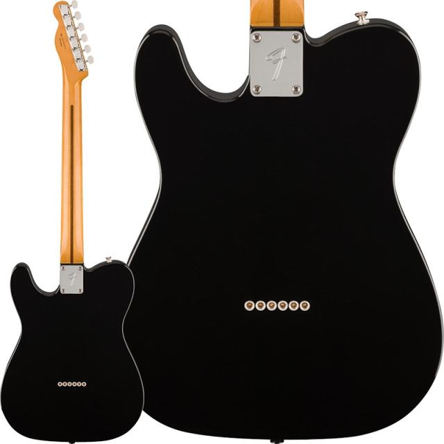 Fender MEX Vintera II 60s Telecaster Thinline (Black/Maple)_1