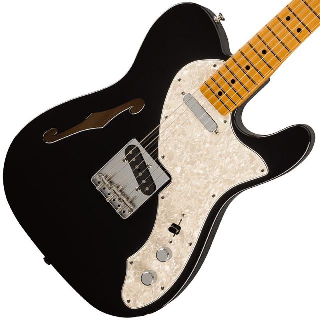 Fender MEX Vintera II 60s Telecaster Thinline (Black/Maple)_2