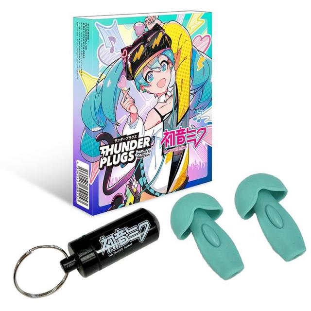 Thunderplugs 【数量限定品】初音ミクコラボモデル2025 10-piece set (10個セット)【期間限定超特価！】(サンダープラグス)(ライブ用耳栓)(マジカルミライ 2025)(HATSUNE MIKU)_1