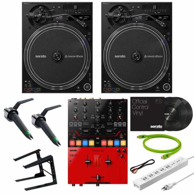 Pioneer DJ PLX-CRSS12 + DJM-S5 スクラッチDJ必需品10点セットの通販は