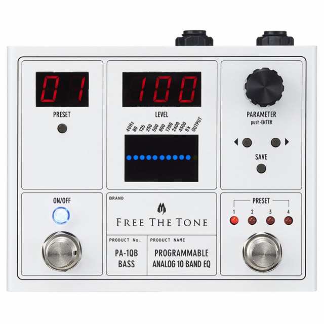 Free The Tone PA-1QB [PROGRAMMABLE ANALOG 10 BAND EQ/ベース用]の通販は