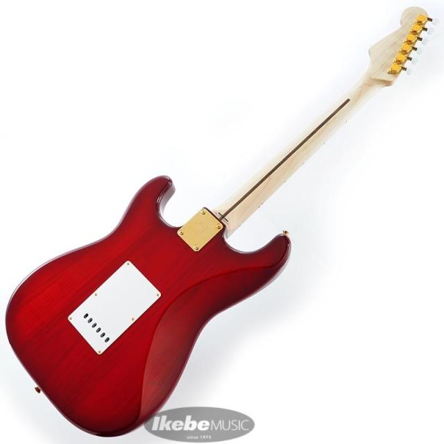 Fender (Japan Exclusive Series) Ritchie Kotzen Strat SSS (Transparent Red Burst)_2