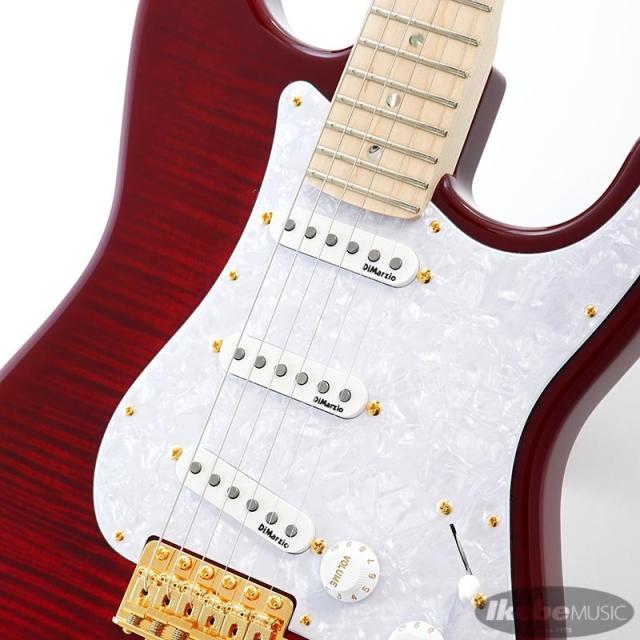 Fender (Japan Exclusive Series) Ritchie Kotzen Strat SSS (Transparent Red Burst)_3
