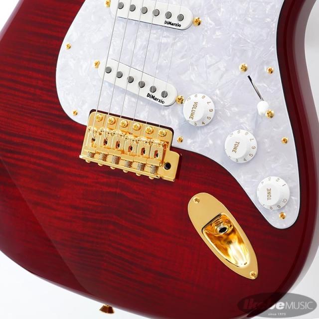 Fender (Japan Exclusive Series) Ritchie Kotzen Strat SSS (Transparent Red Burst)_4