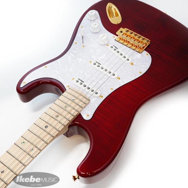 Fender (Japan Exclusive Series) Ritchie Kotzen Strat SSS (Transparent Red Burst)_5