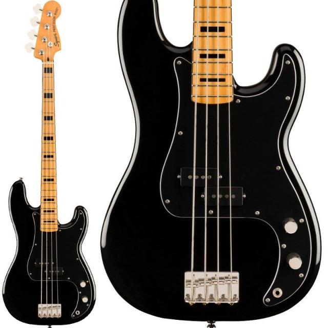 Squier by Fender Classic Vibe ’70s Precision Bass Maple Fingerboard (Black)