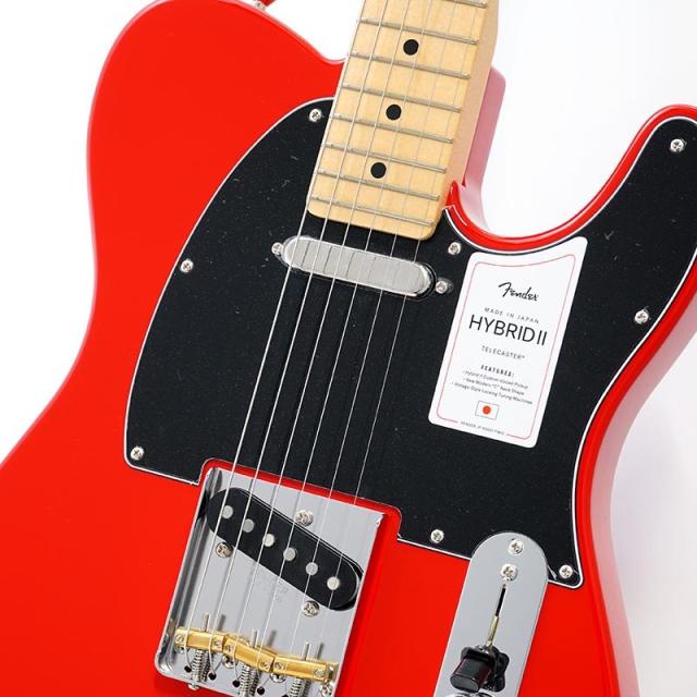 Fender Made in Japan Hybrid II Telecaster (Modena Red/Maple)