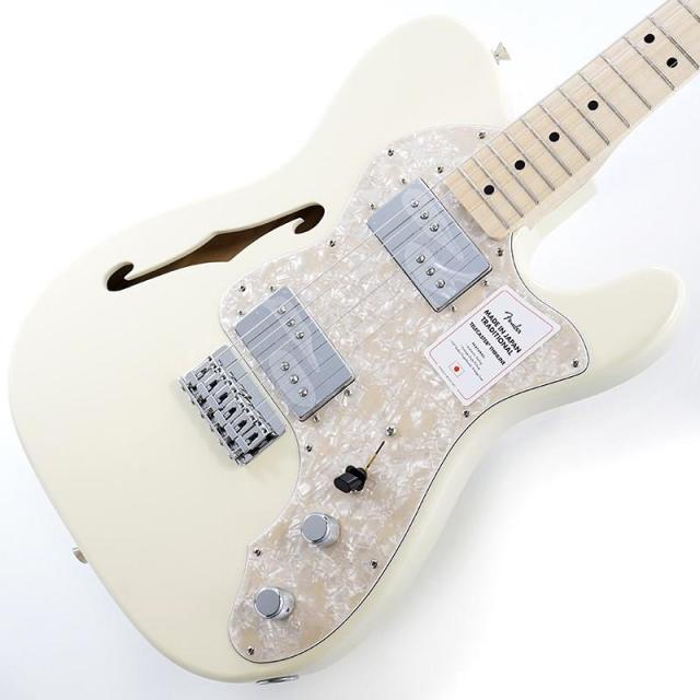 Fender Made in Japan Traditional 70s Telecaster Thinline (Olympic White/Maple) 【特価】