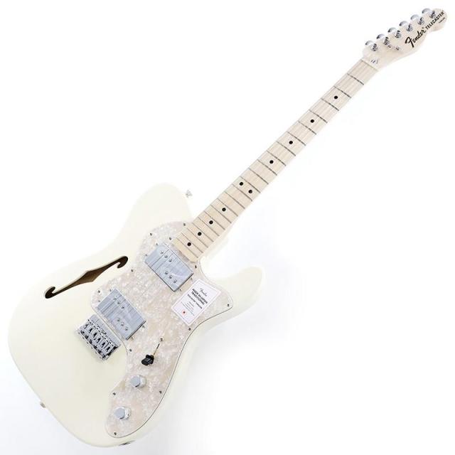 Fender Made in Japan Traditional 70s Telecaster Thinline (Olympic White/Maple) 【特価】_1