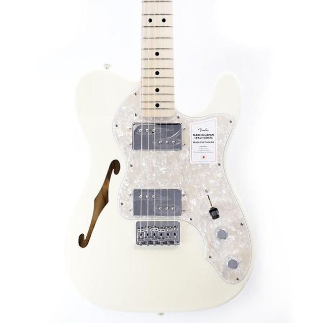 Fender Made in Japan Traditional 70s Telecaster Thinline (Olympic White/Maple) 【特価】_9
