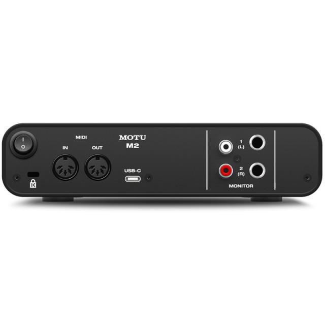 MOTU M2 - オーディオインターフェイス 2in/2out USB-C 国内正規品の