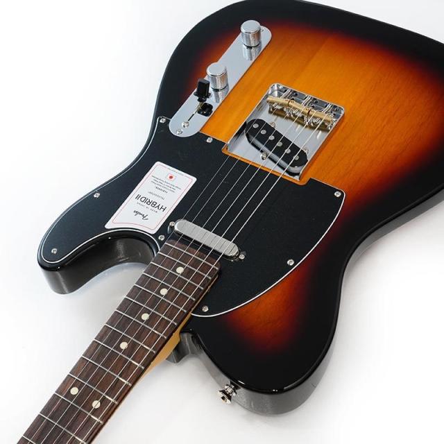 Fender Made in Japan Hybrid II Telecaster (3-Color Sunburst/Rosewood)
