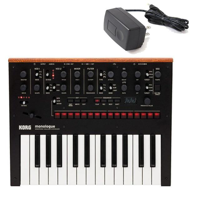 KORG monologue-bk(Black)【数量限定・純正アダプターKA350付】の通販は