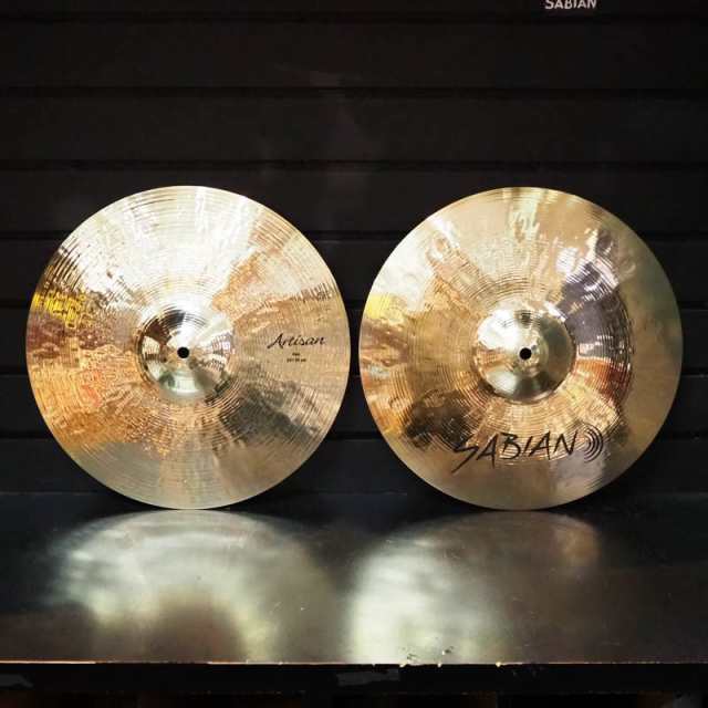 SABIAN Artisan Hats Brilliant 14 [VL-14TAH-B/BAH-B][Top:960g/Bottom:1336g]【選定会2024ドラステ】